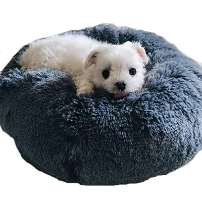 PLUSH AND SUPER SOFT ROUND PET CUSHION