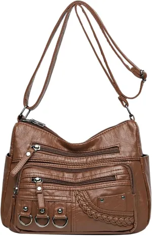 Pouch Purse Shoulder Handbag New Vintage Fashionable Large Space Weaving Crossbody Bag Simple And Magnificent