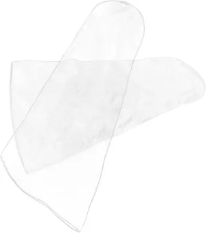 PRETYZOOM Garment Bag for Hanging Long Dresses Wedding Gown Cover Organdie Breathable Dress Storage Bag