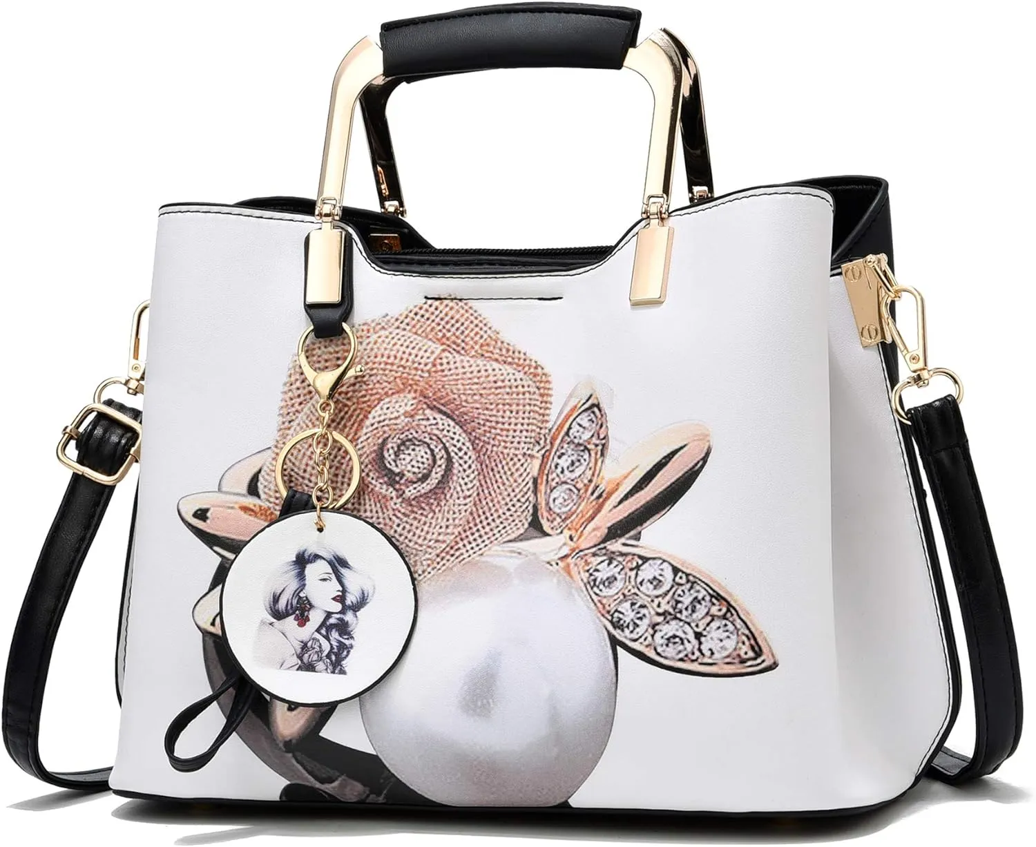Purses and Fashion Handbags for Women Top Handle Satchel Shoulder Bags Ladies Leather Totes (10)