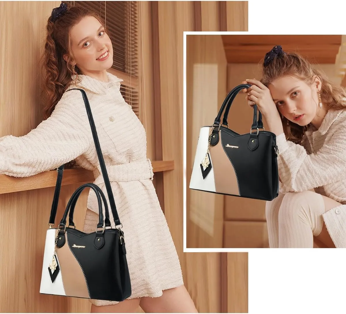 Purses and Handbags Top Handle Satchel Shoulder Bags Messenger Tote Bag for Ladies