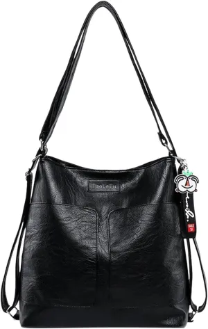 Purses for Women Soft Pu Leather Large Hobo Bags for Women Shoulder Bag Women's Faux Suede Hobo Bag