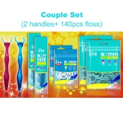 Replaceable dental floss super fiber flat wire and soft floss hilo dental teeth sticks oral care hygiene toothpick 0ral irrigator