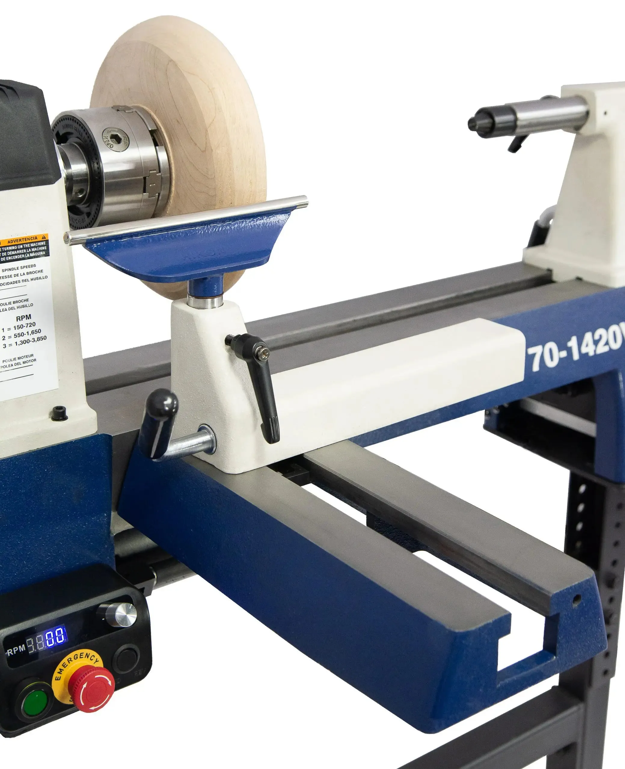 Rikon Model 70-1420VSR: 14″ x 20″ Midi VSR Lathe (1 Available for In-Store Pickup)