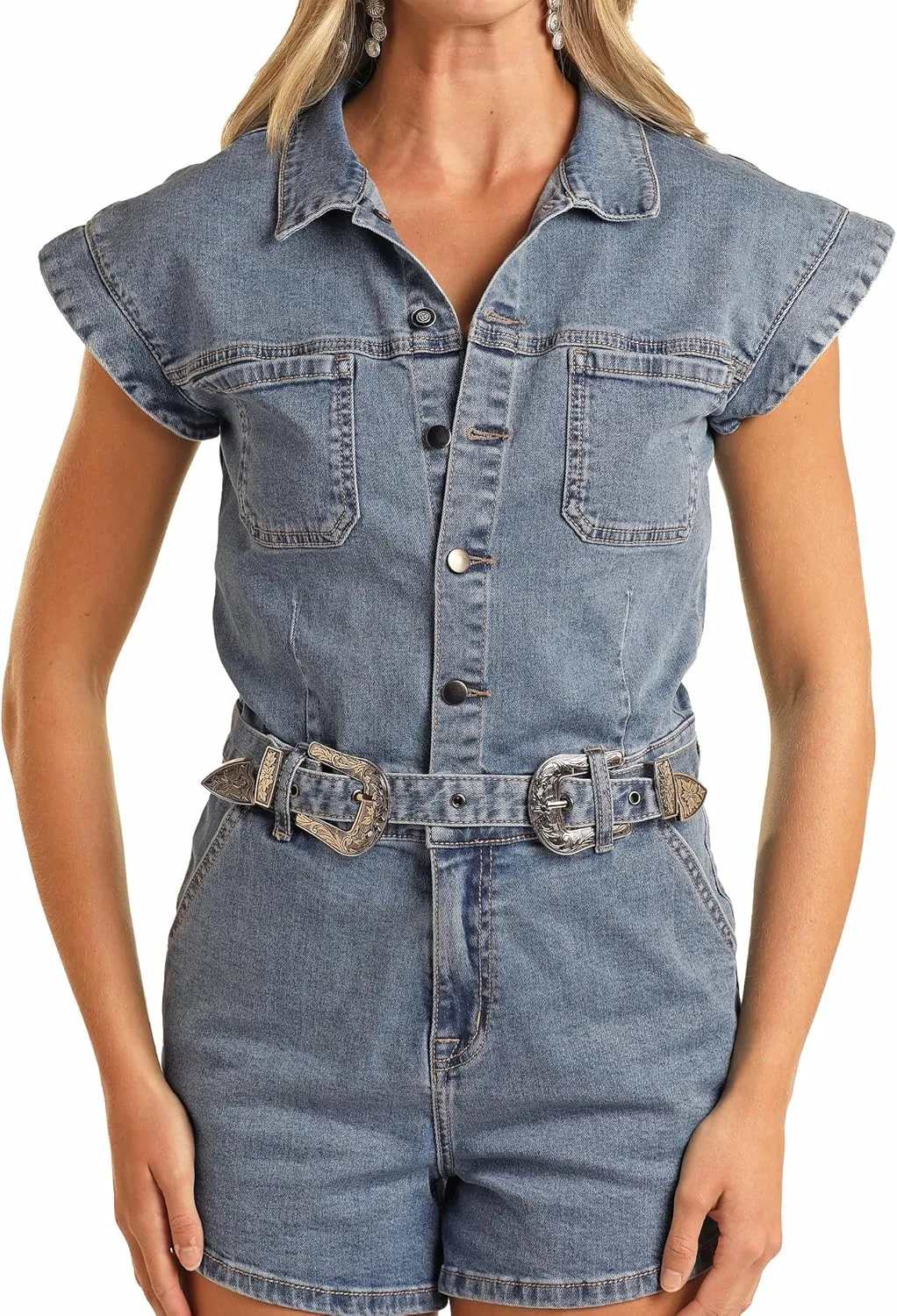 Rock & Roll Denim Women's Denim Romper