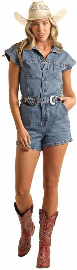Rock & Roll Denim Women's Denim Romper