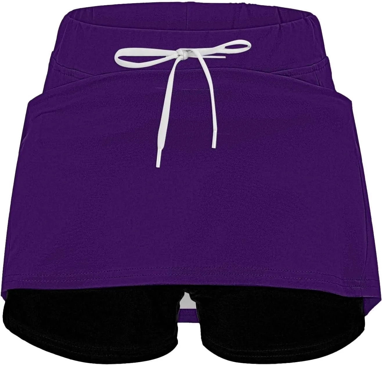 Short Skirt for Women Culottes Gradient Athletic Pants Lightweight High Waist Skinny Stretchy Joggers 2025