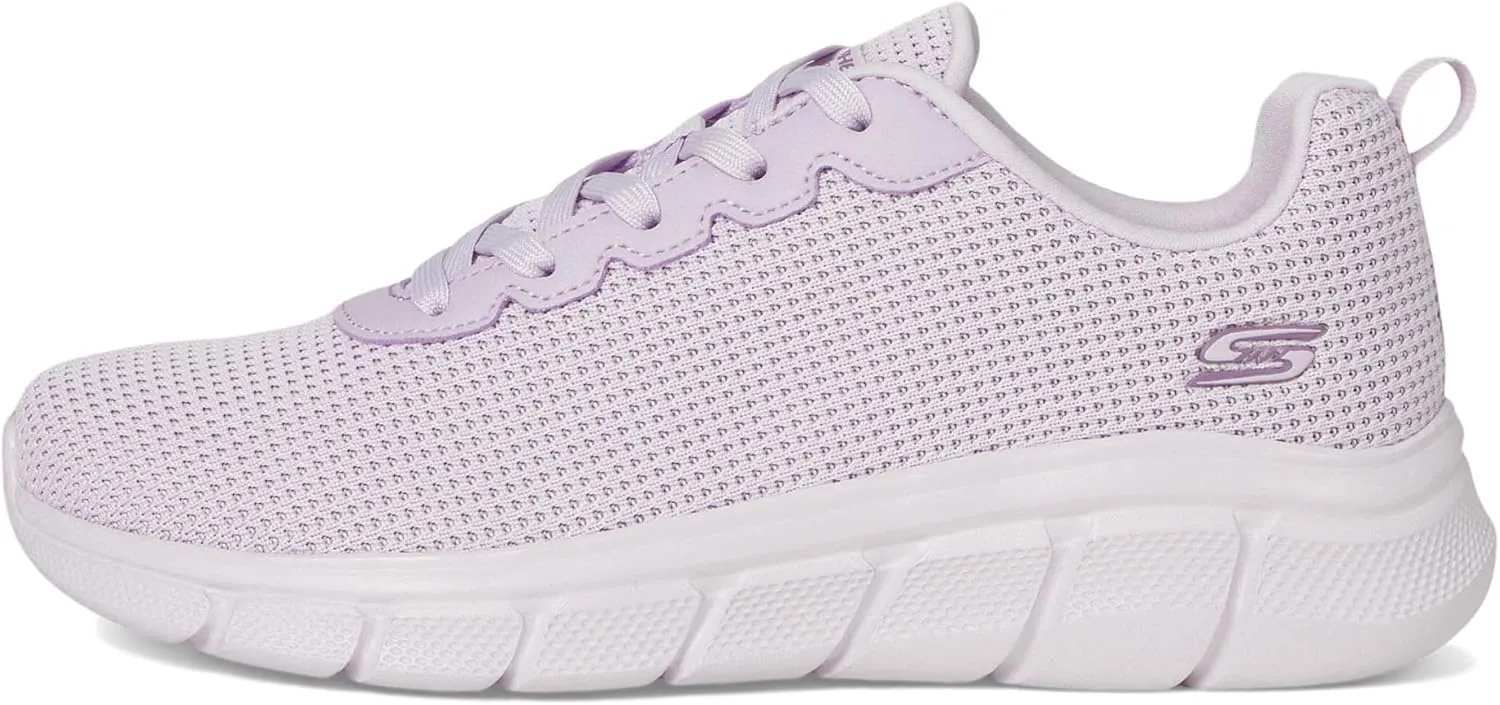 Skechers Women's Bobs Sport Sneakers ?C Visionary Essence Lace-up Knit, Vegan & Washable