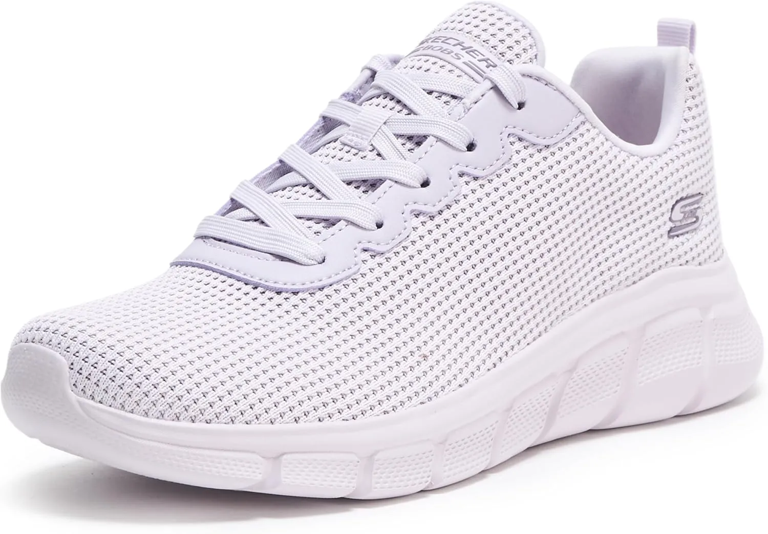 Skechers Women's Bobs Sport Sneakers ?C Visionary Essence Lace-up Knit, Vegan & Washable