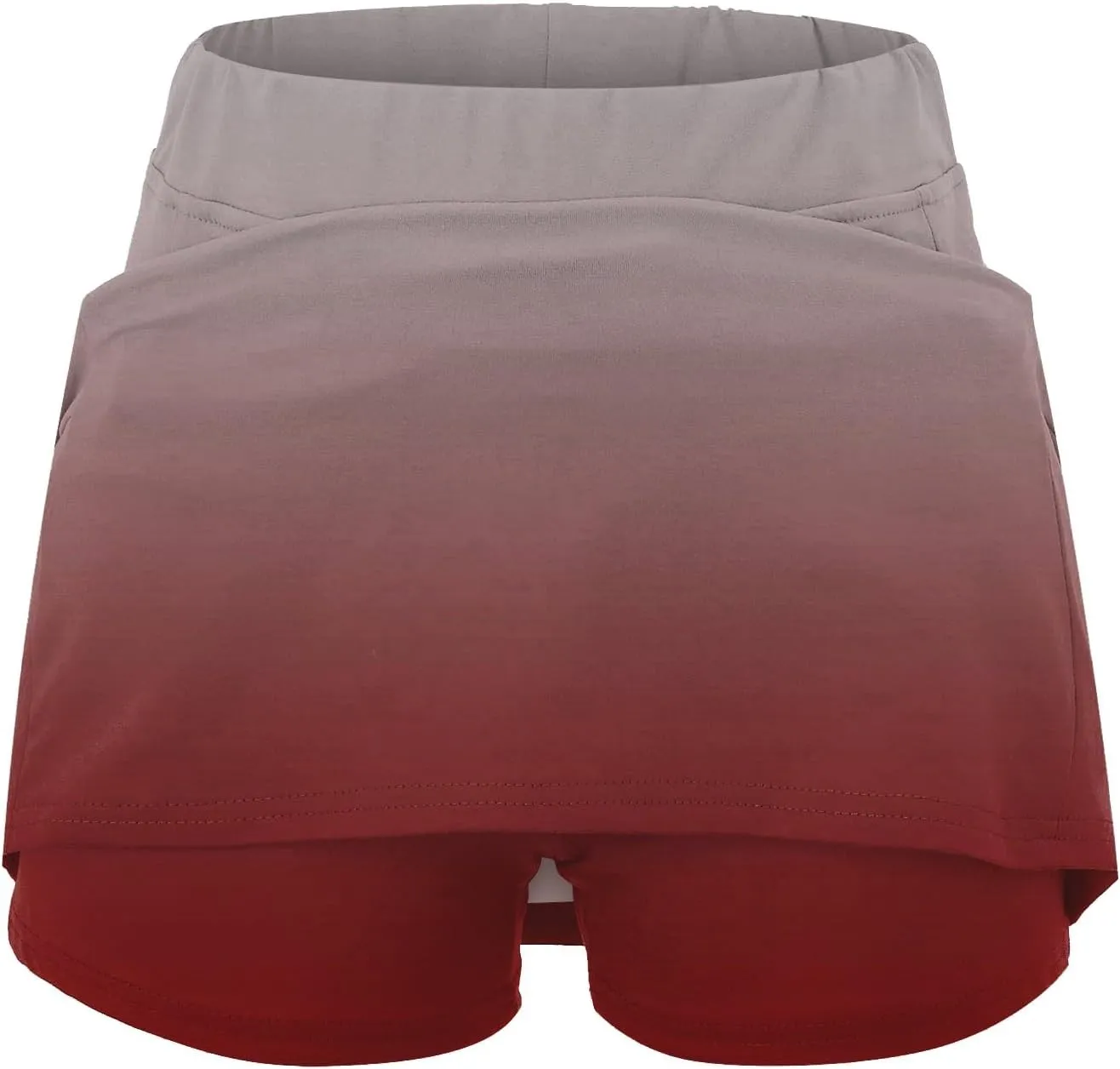Skorts for Women 2025 Tummy Control Yoga Skorts Plus Size Culottes High Waist Athletic Skirts with Shorts