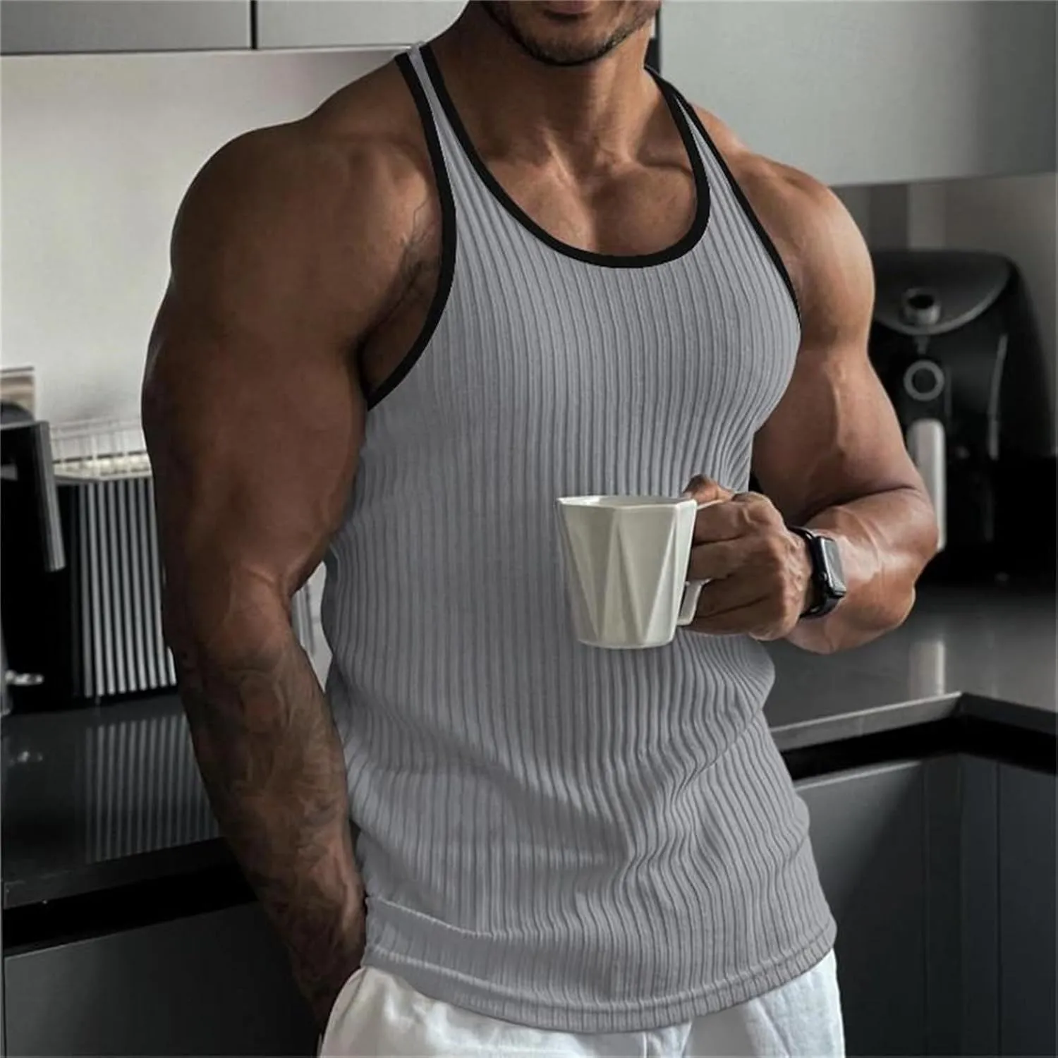 Sleeveless Shirts for Men Casual Loose Fit Men'S Summer Comfort Tank Top Men Tank Top Top Tanks for Men Undershirt