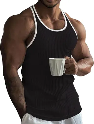 Sleeveless Shirts for Men Casual Loose Fit Men'S Summer Comfort Tank Top Men Tank Top Top Tanks for Men Undershirt