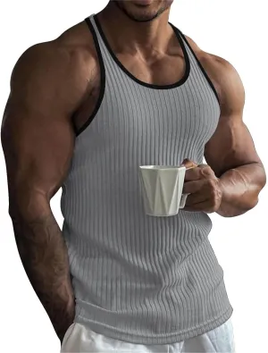 Sleeveless Shirts for Men Casual Loose Fit Men'S Summer Comfort Tank Top Men Tank Top Top Tanks for Men Undershirt