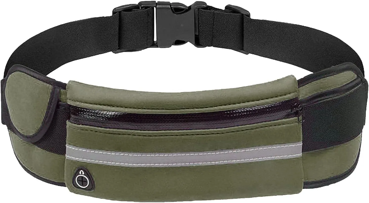 Slim Running Belt for Men, Waterproof Fanny Packs for Women,Phone Holder for Running,Reflective Waist Bag,Runners Belt Pouches for Men,Money Belt,Waist Pack for Workout Camping Running Travel