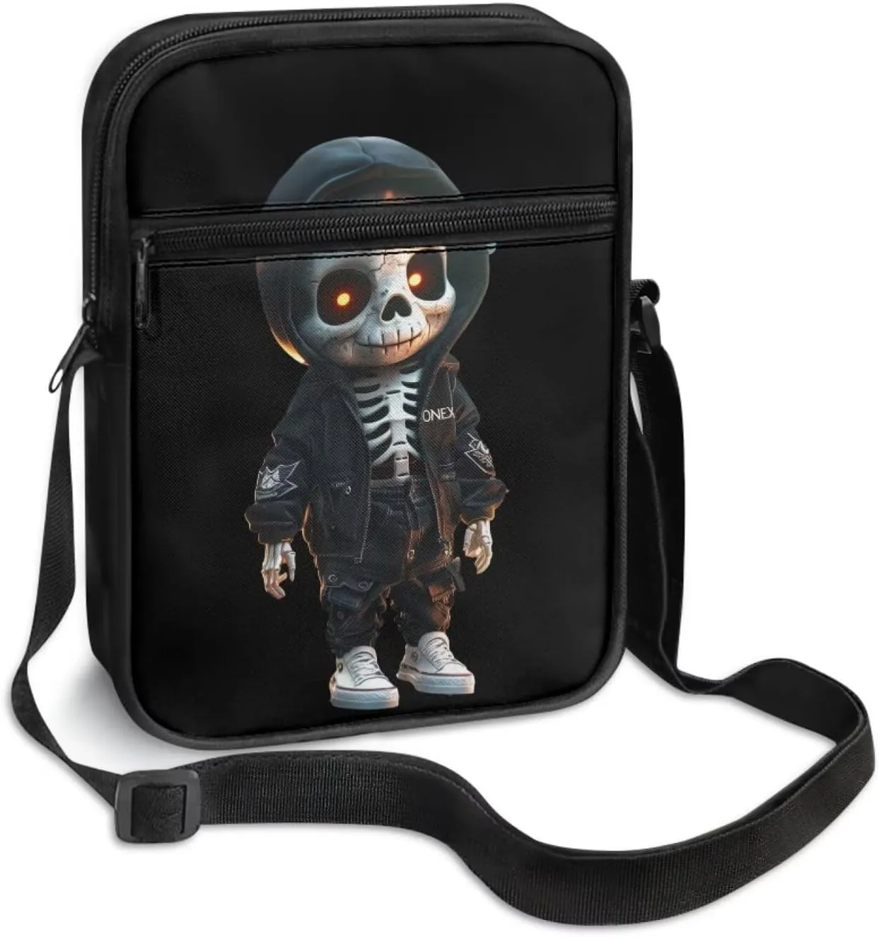 Small Crossbody Shoulder Bags Polyester Satchel Messenger Sling Purse Bag for Women Men