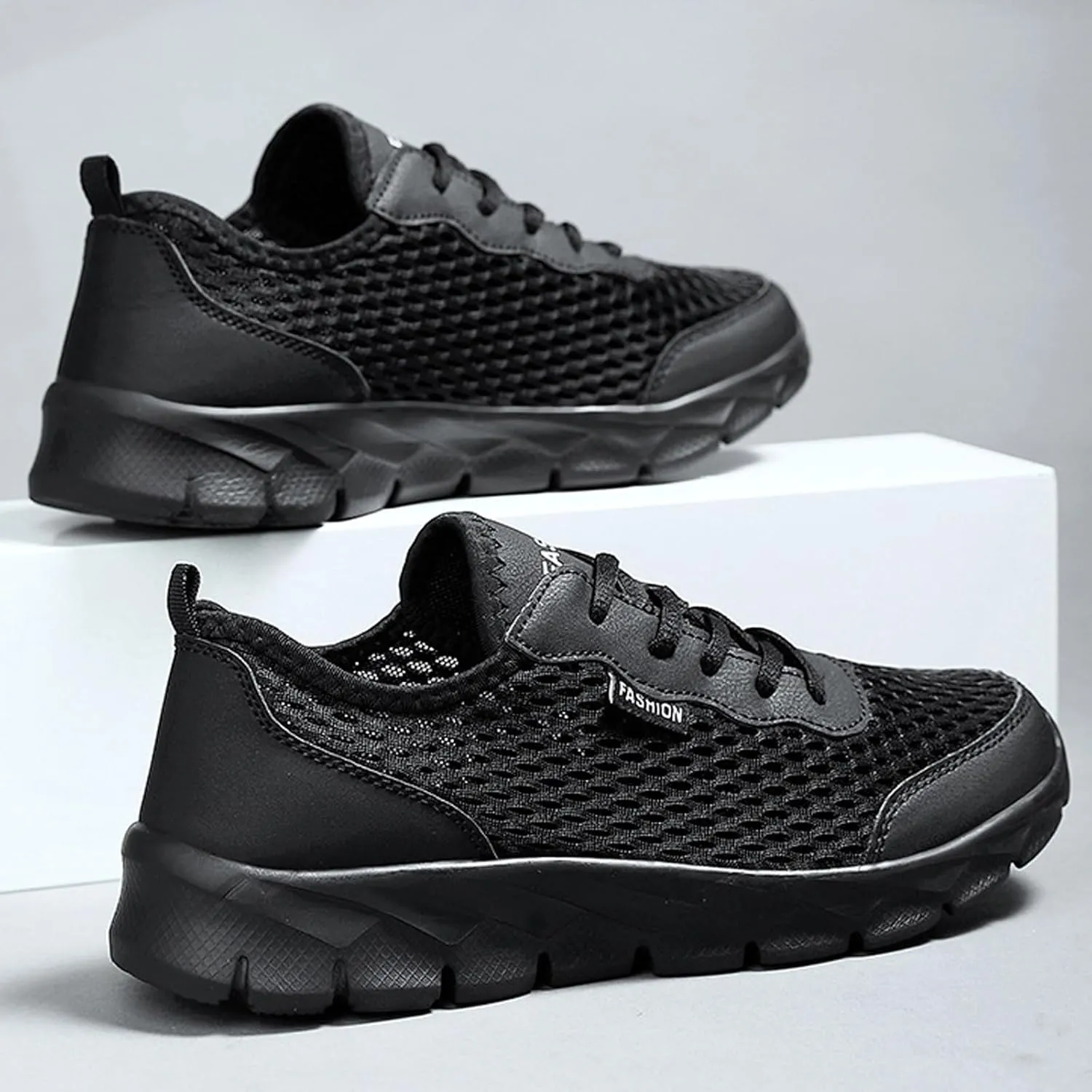 Sneakers for Men Men's Skateboarding Shoes Men's Mesh Sneakers Lightweight Casual Walking Shoes Men Casual Mesh Breathable Walking Dress Wide Tennis