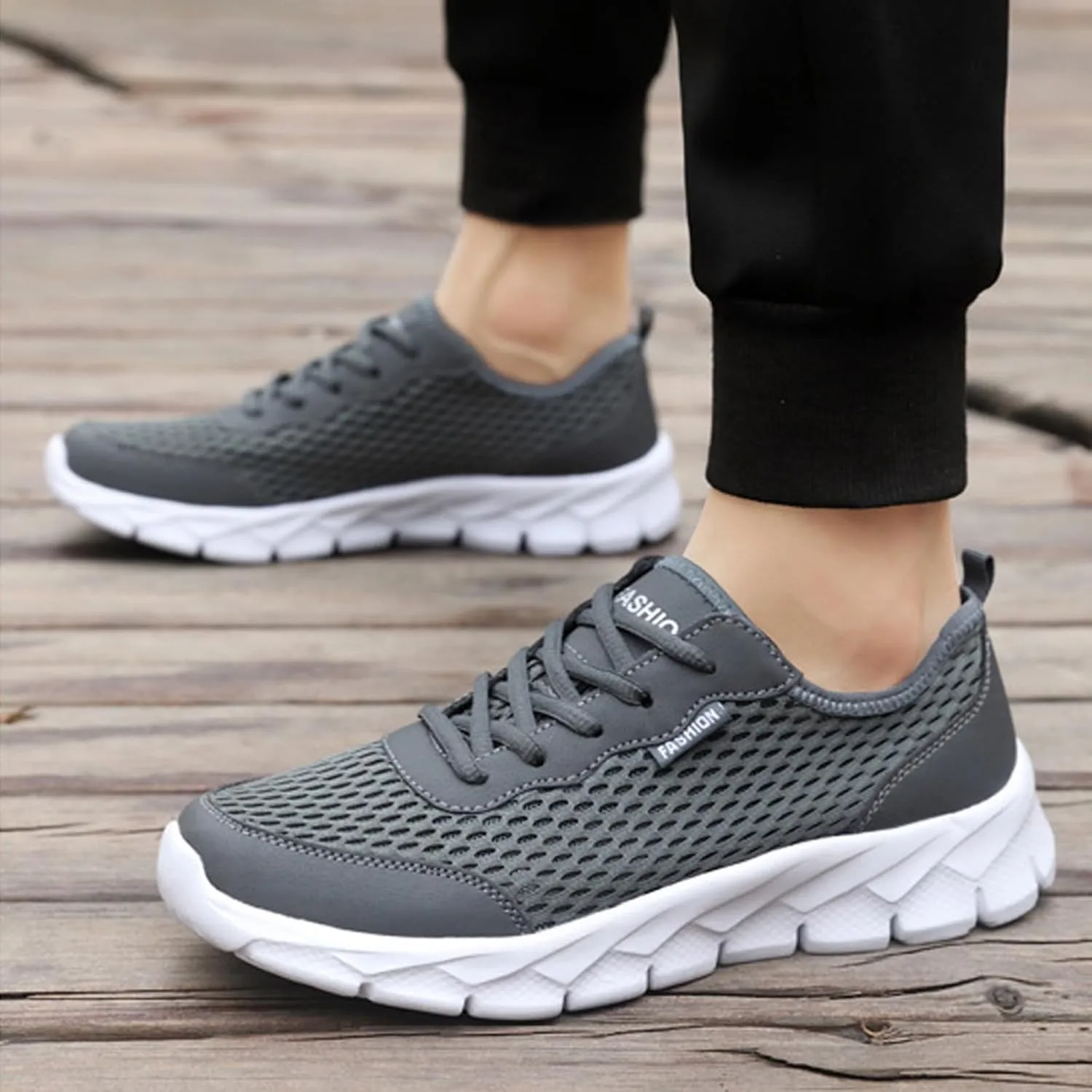 Sneakers for Men Men's Skateboarding Shoes Men's Mesh Sneakers Lightweight Casual Walking Shoes Men Casual Mesh Breathable Walking Dress Wide Tennis