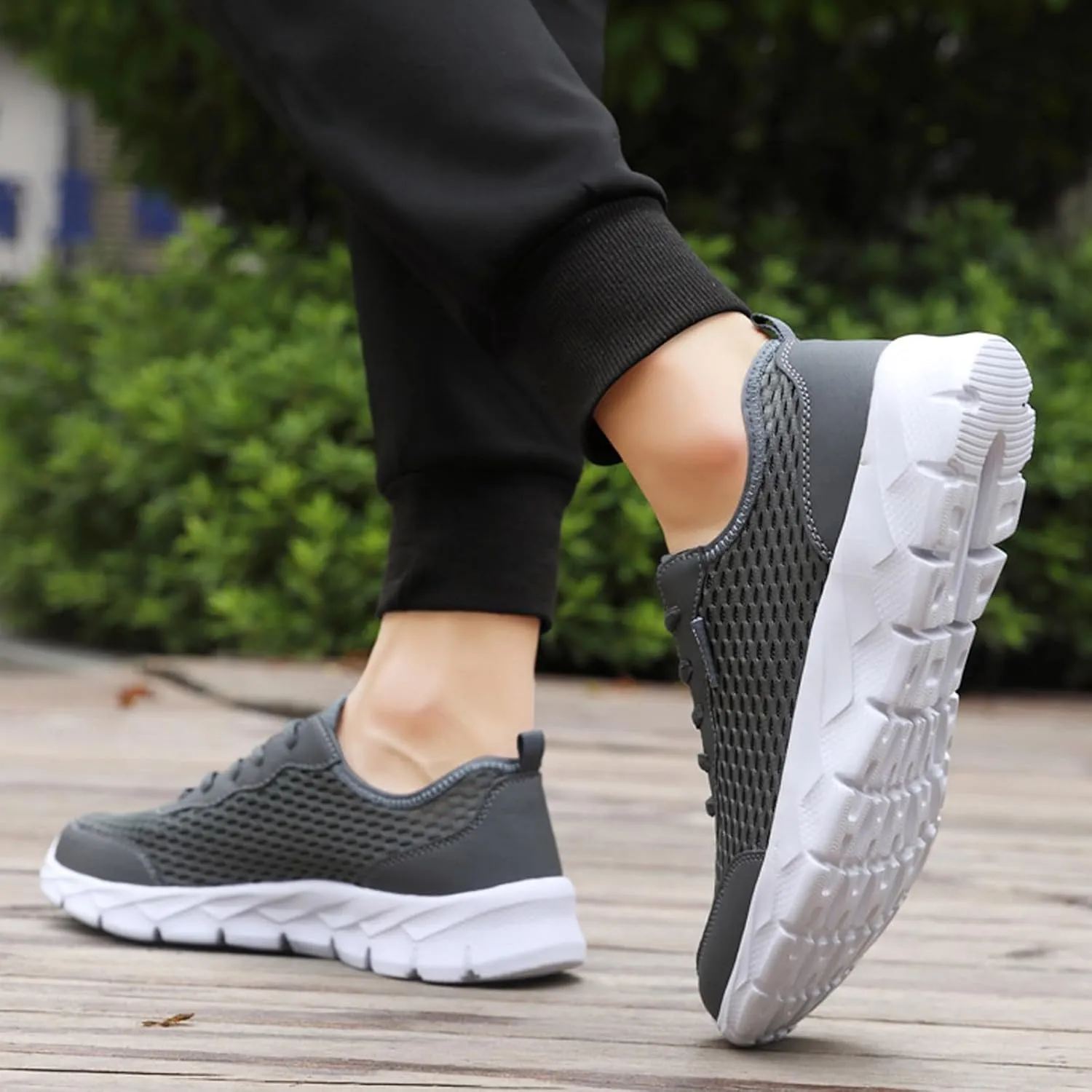 Sneakers for Men Men's Skateboarding Shoes Men's Mesh Sneakers Lightweight Casual Walking Shoes Men Casual Mesh Breathable Walking Dress Wide Tennis