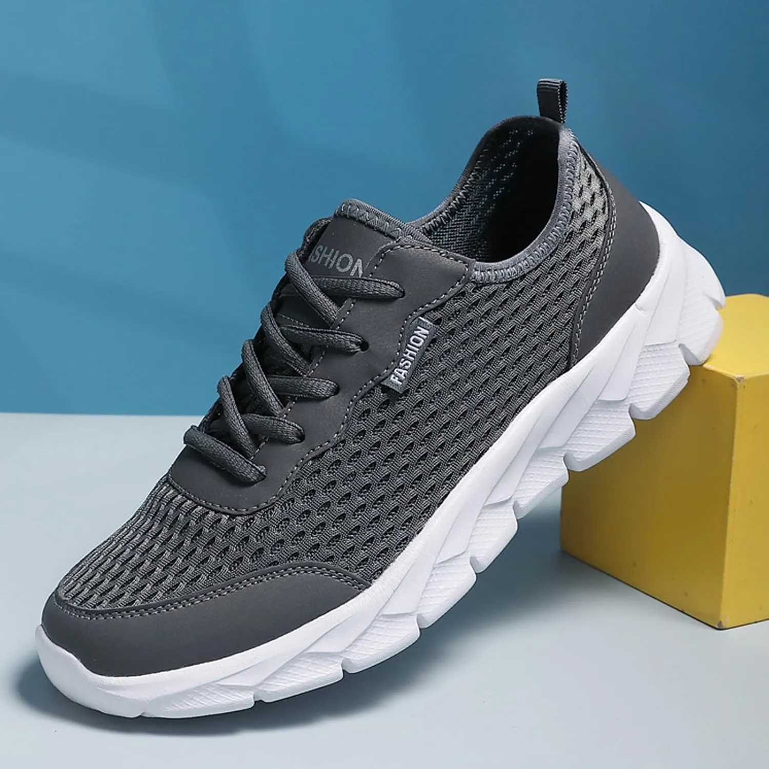 Sneakers for Men Men's Skateboarding Shoes Men's Mesh Sneakers Lightweight Casual Walking Shoes Men Casual Mesh Breathable Walking Dress Wide Tennis