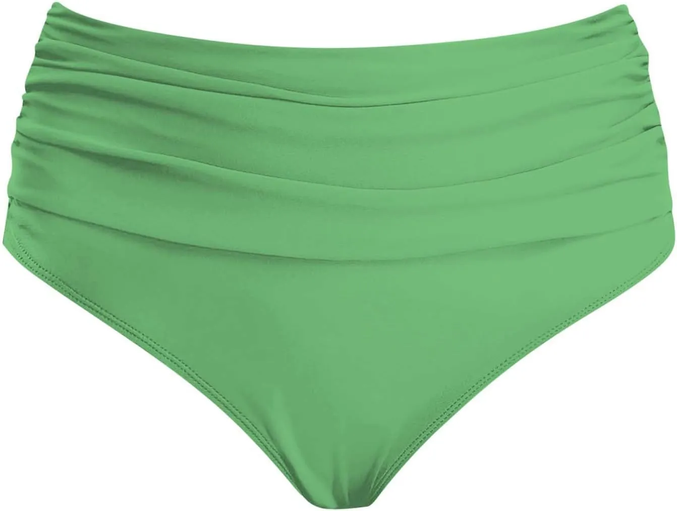 Swim Shorts Women High Waisted Bikini Bottom Ruched Bathing Suit Swim Bottom