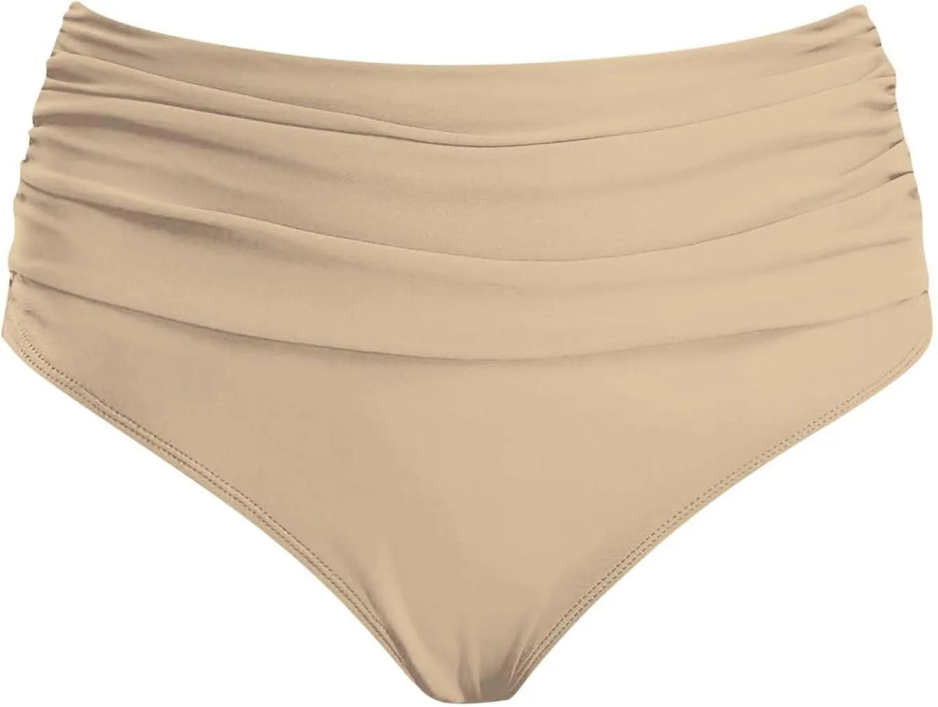 Swim Shorts Women High Waisted Bikini Bottom Ruched Bathing Suit Swim Bottom