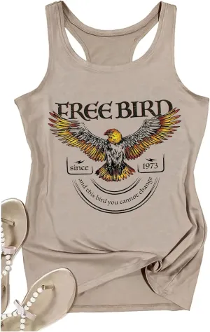 Tank Tops for Women 2025 Summer Basic Gym Racerback Tops Beach Vacation Graphic Tee Shirts Yoga Workout Camisole Outfits