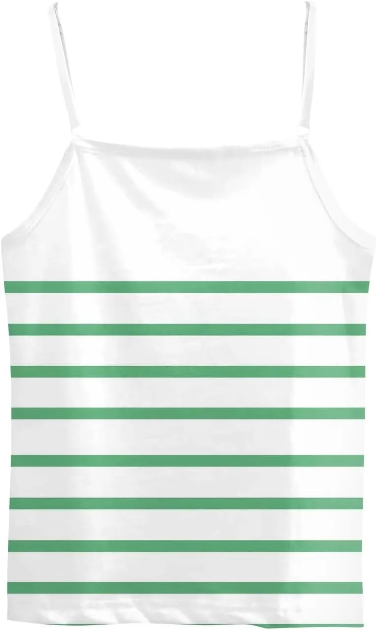 Tank Tops for Women 2025 Summer Loose Fit Spaghetti Straps Cami Top Scoop Neck Flowy Workout Sleeveless Shirts