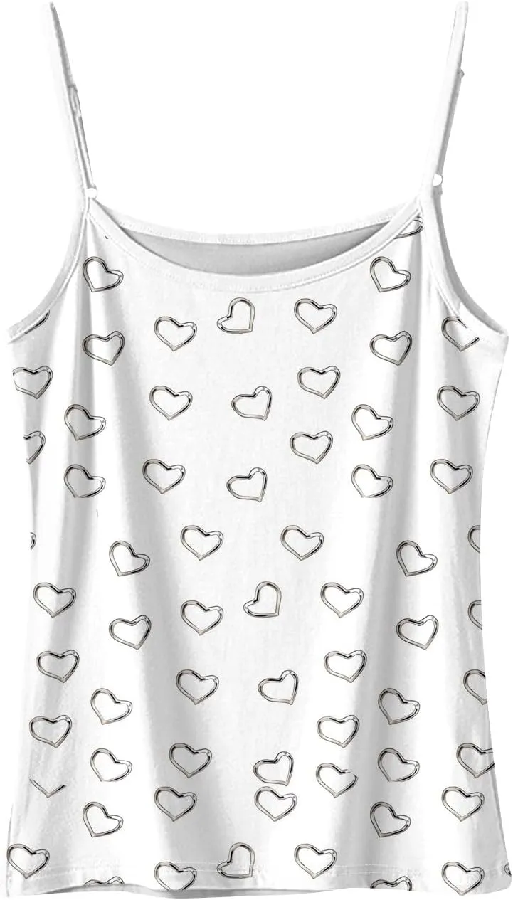 Tank Tops for Women 2025 Summer Loose Fit Spaghetti Straps Cami Top Scoop Neck Flowy Workout Sleeveless Shirts