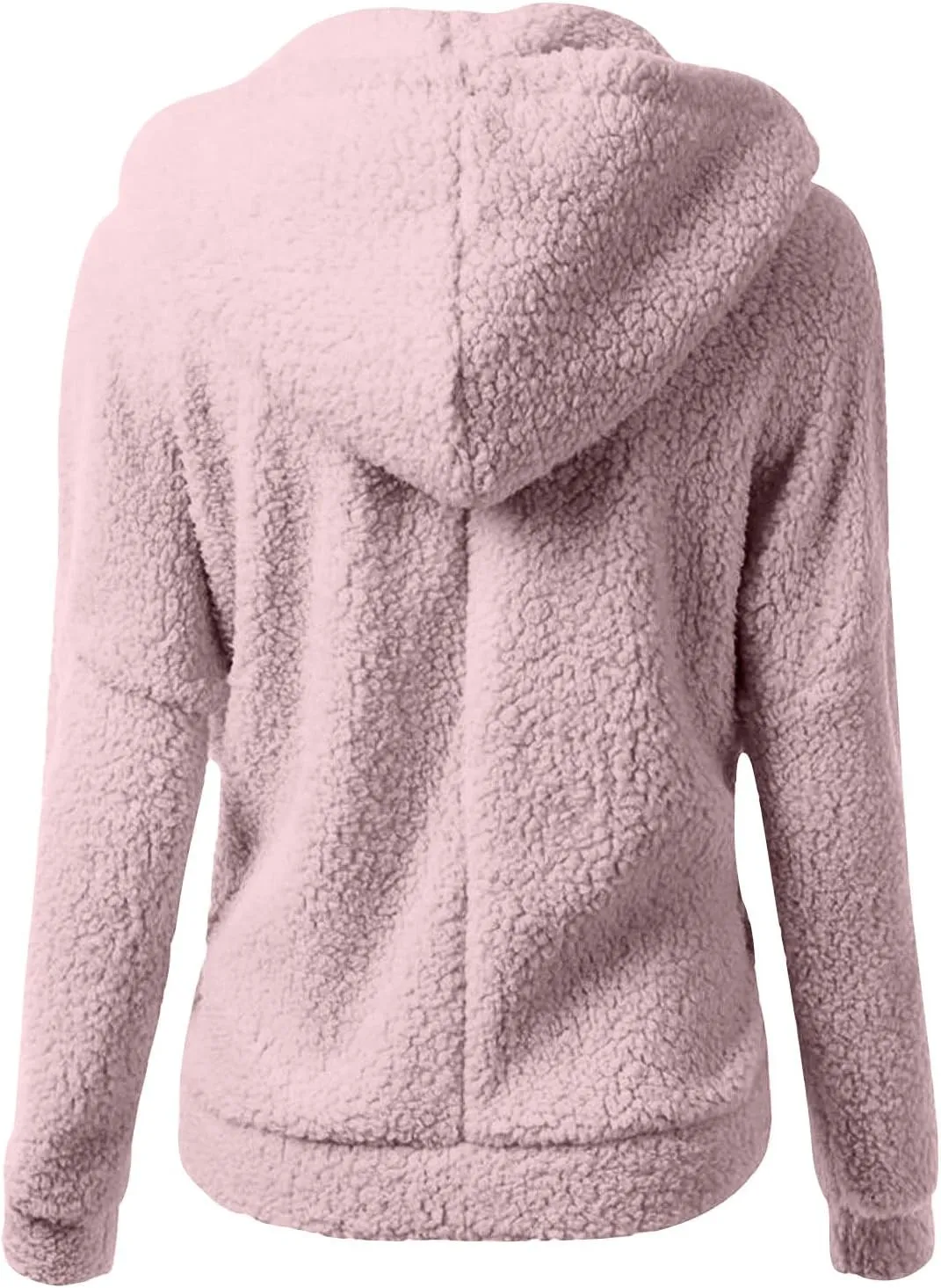 TIMIFIS Oversized Sherpa Jacket Women Winter Fleece Hoodies Fashion Zipper Fuzzy Coats Soft Warm Outerwear with Pockets