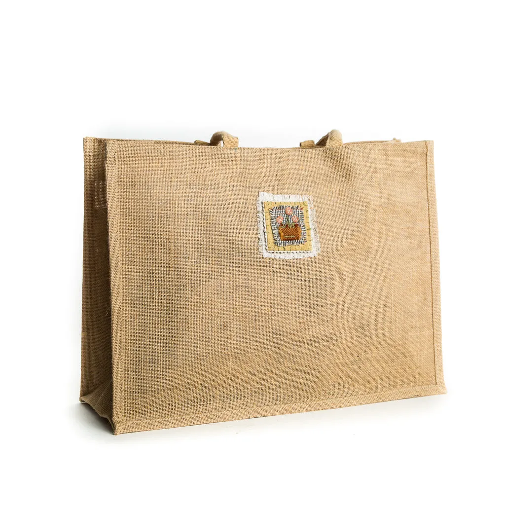 Tori Jute Bag- Natural