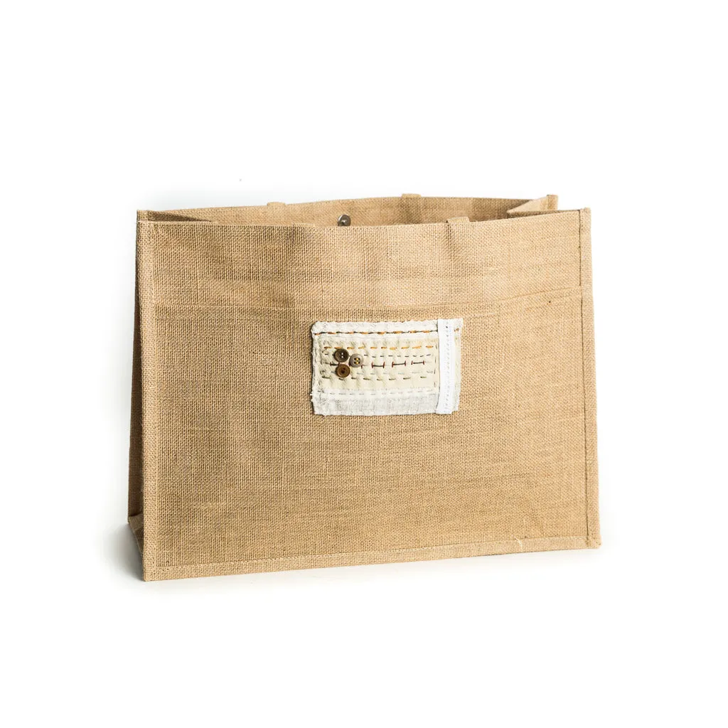 Tori Jute Bag- Natural