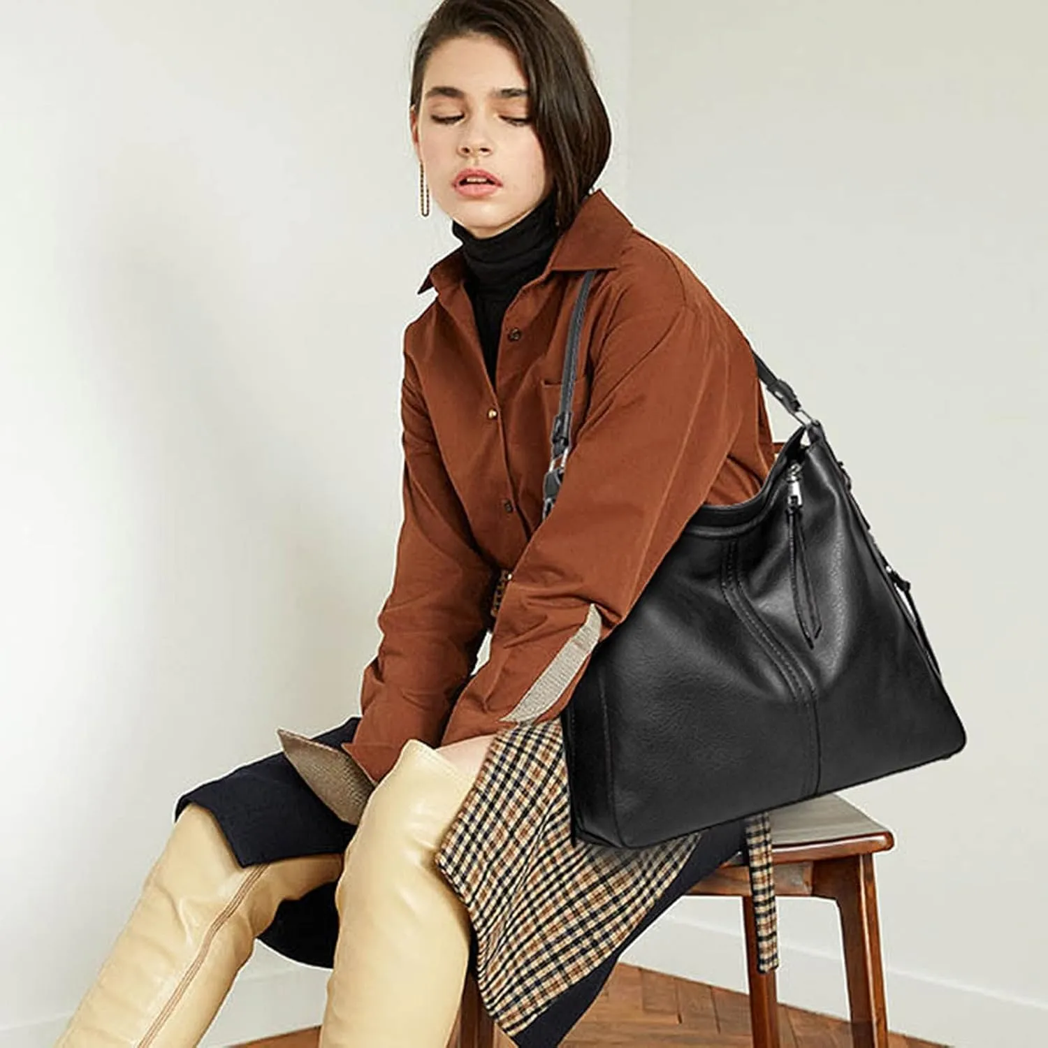 Tote Bag For Women Retro Chest Bag Sling Bag Small Crossbody Pu Leather Satchel Daypack Fashion Shoulder Outdoor Bags