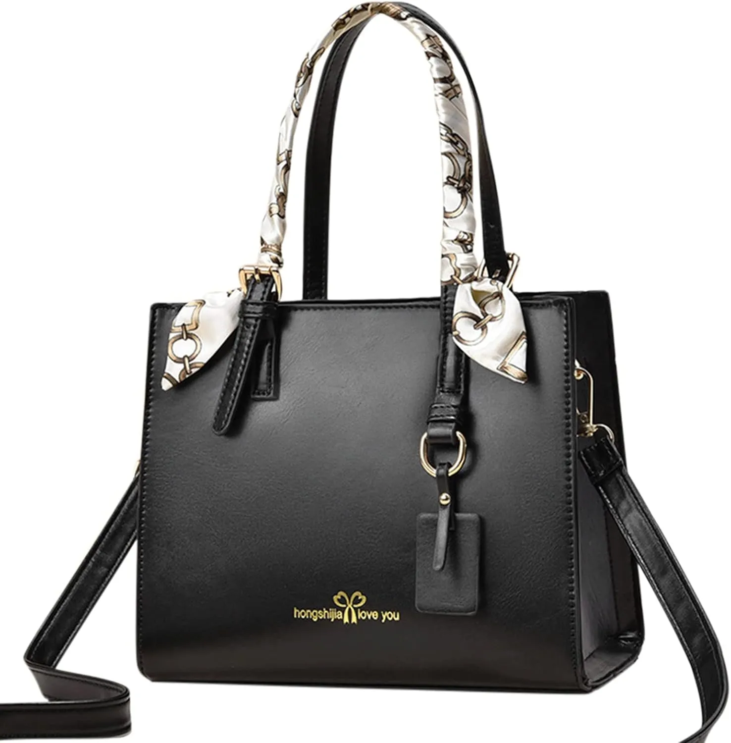 Tote Bag For Women Scarf Handle Handbags Ladies Purse Satchel Shoulder Bags Leather Bag For Mom Travel Z