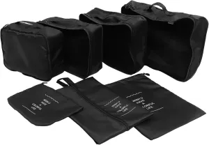 Travel Essentials 7pcs Packing Cubes Set Suitcase Organizer Bags Pouches for Luggage and Camping