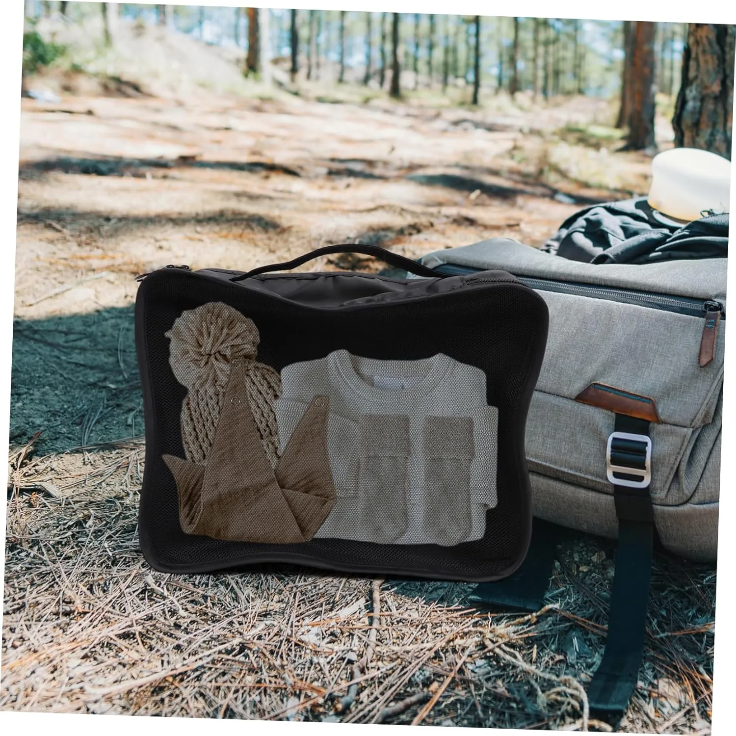 Travel Essentials 7pcs Packing Cubes Set Suitcase Organizer Bags Pouches for Luggage and Camping