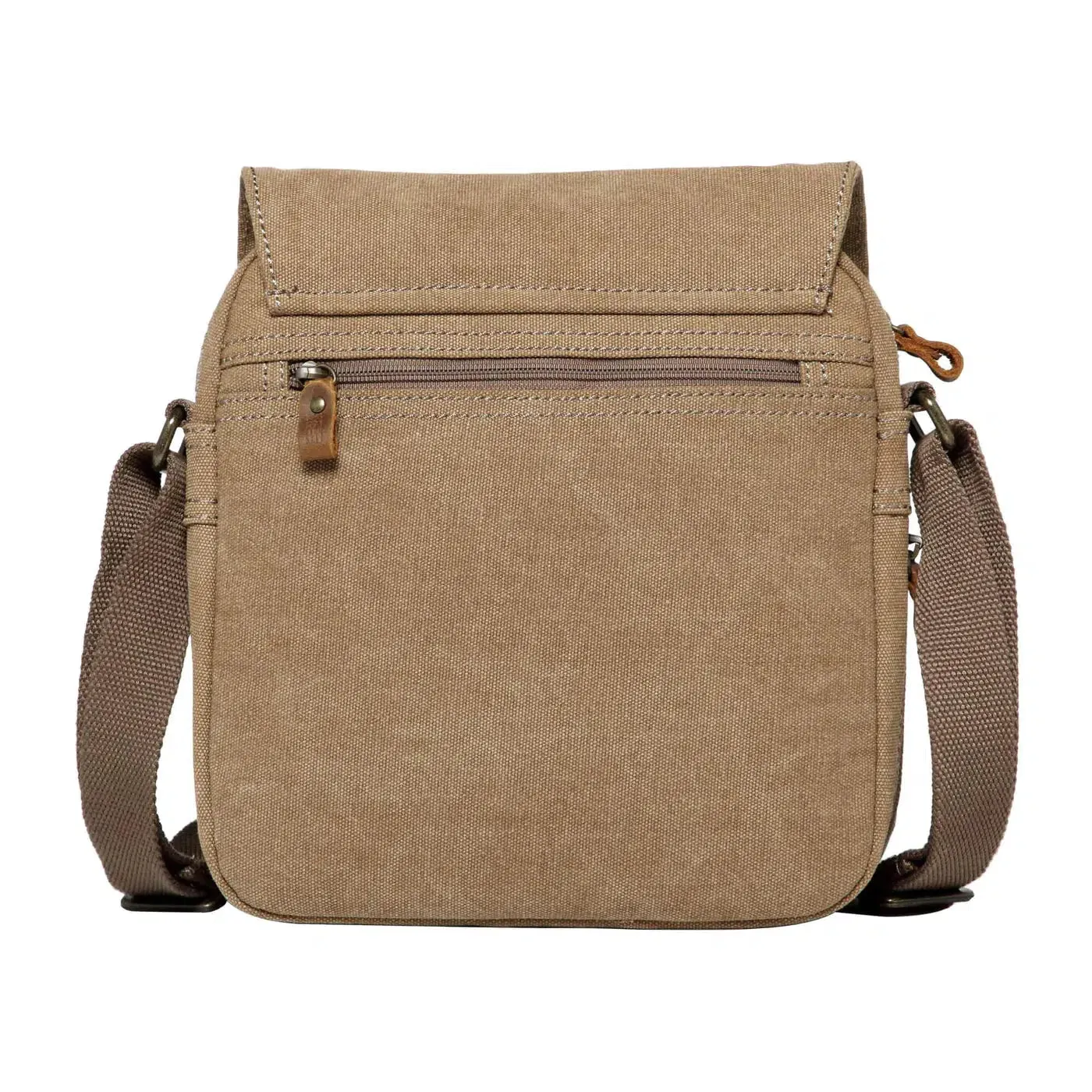 Troop Canvas Flap-Over Shoulder Bag