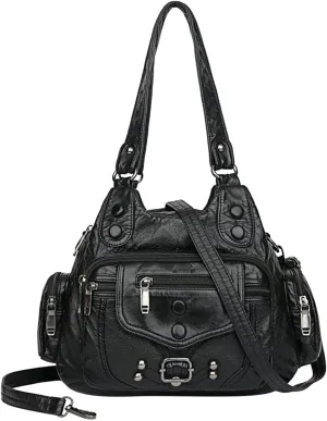 Unisex Hobo Hobo Bags for Women Purses Soft Leather Shoulder Handbags Crossbody Satchel Bag