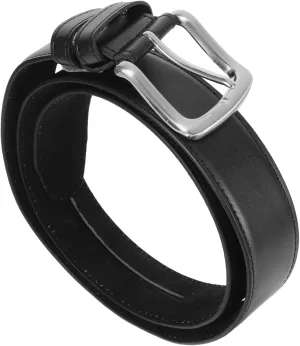 VALICLUD Men's Pu Hidden Zipper Pocket Belt Secret Money Belt Hidden Pouch for Travel Safety