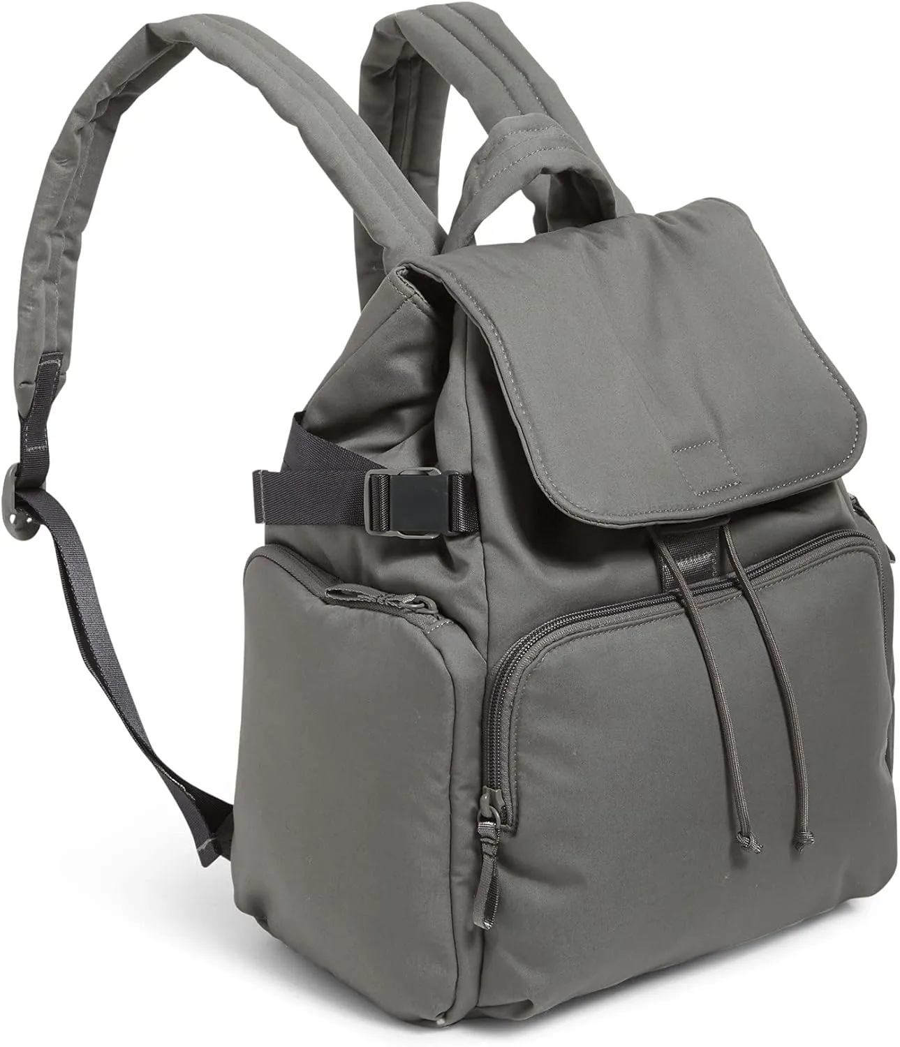 Vera Bradley Women's Cotton Utility Backpack, Galaxy Gray - Recycled Cotton, One Size