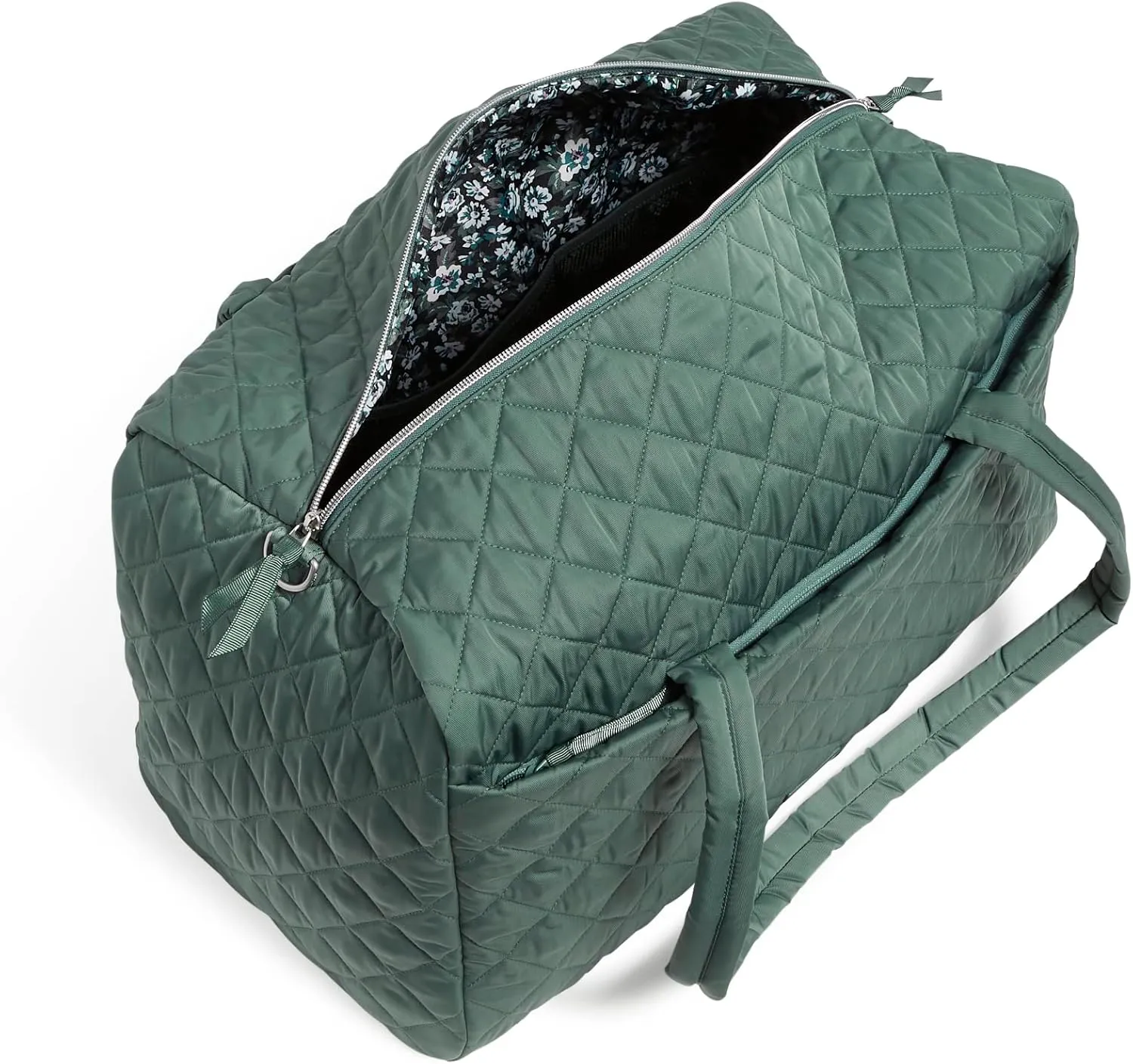 Vera Bradley Women's Performance Twill Large Travel Duffle Bag, Olive Leaf, One Size