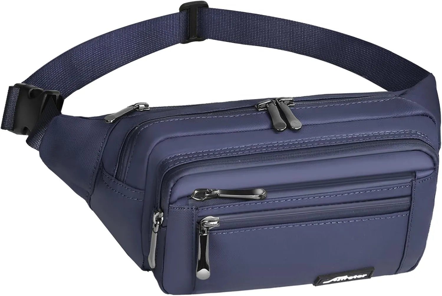 Waist Pack Bag Fanny Pack for Men&Women Hip Bum Bag with Adjustable Strap for Outdoors Workout Traveling Casual Running Hiking Cycling (Dark Blue)