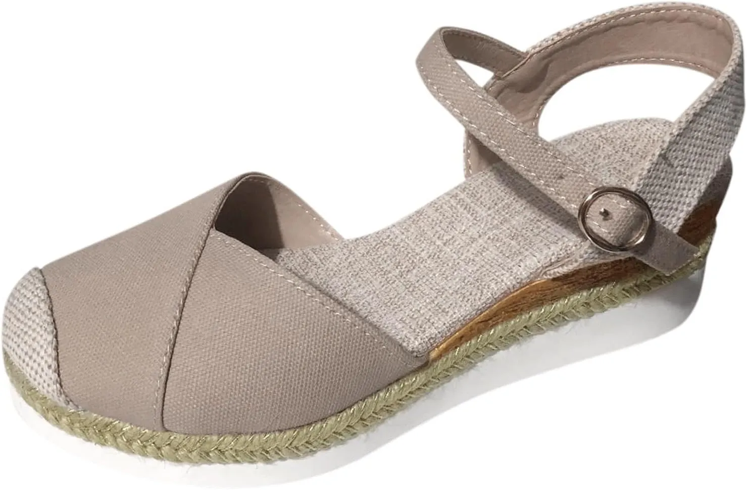 Wedge Sandals for Women Orthopedic Platform Summer Comfy Flat Open Toe Ankle Strap Strappy Fashion Outdoor Shoes