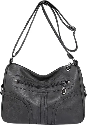 Women Handbags Top Handle Satchel Purse Shoulder Bag Hobo Bag Work Bag Set 2pcs Blue