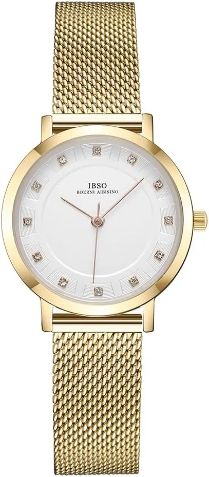 Women Stainless Steel Band Watches Ladies Quartz Wristwatches Waterproof Unique Design Mesh Bracelet Watch Relogio Feminino