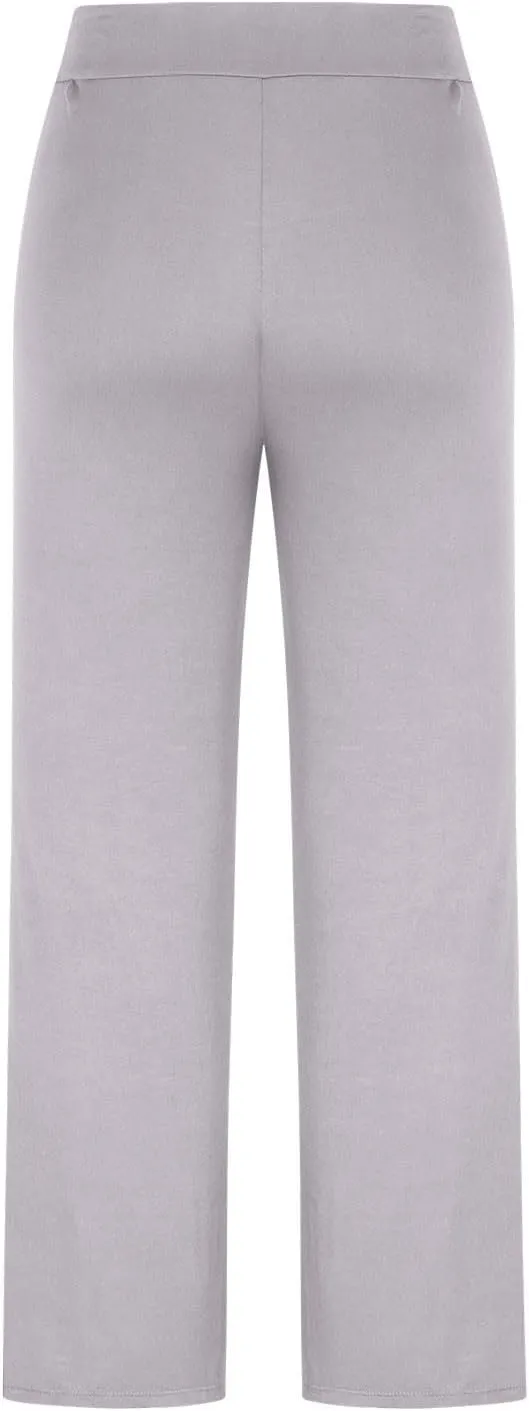 Women Yoga Pants Slim High Cut Rayon Trousers Slit Drawstring Sport Gym Pants Plain Oversized Fall Summer 2025