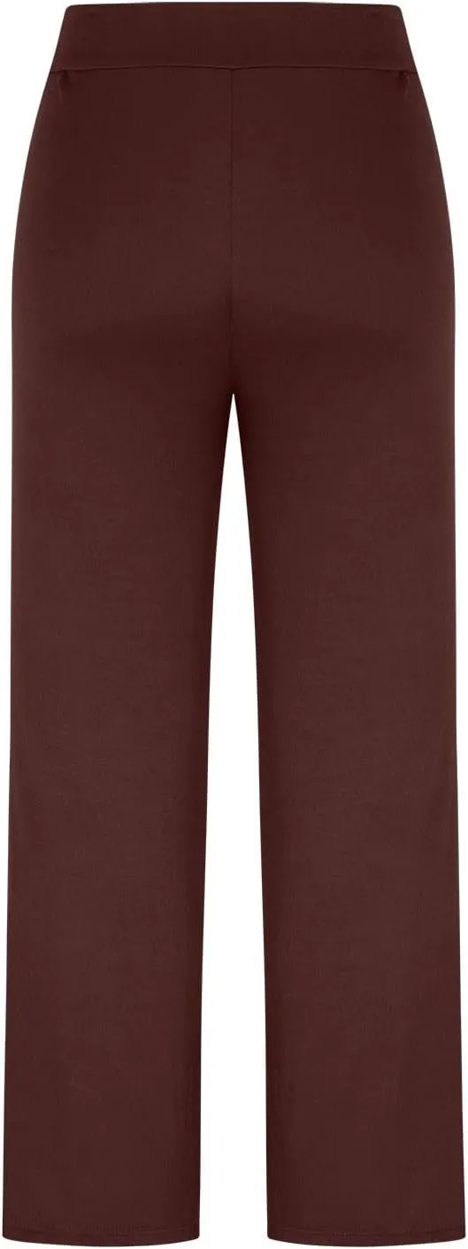 Women Yoga Pants Slim High Cut Rayon Trousers Slit Drawstring Sport Gym Pants Plain Oversized Fall Summer 2025