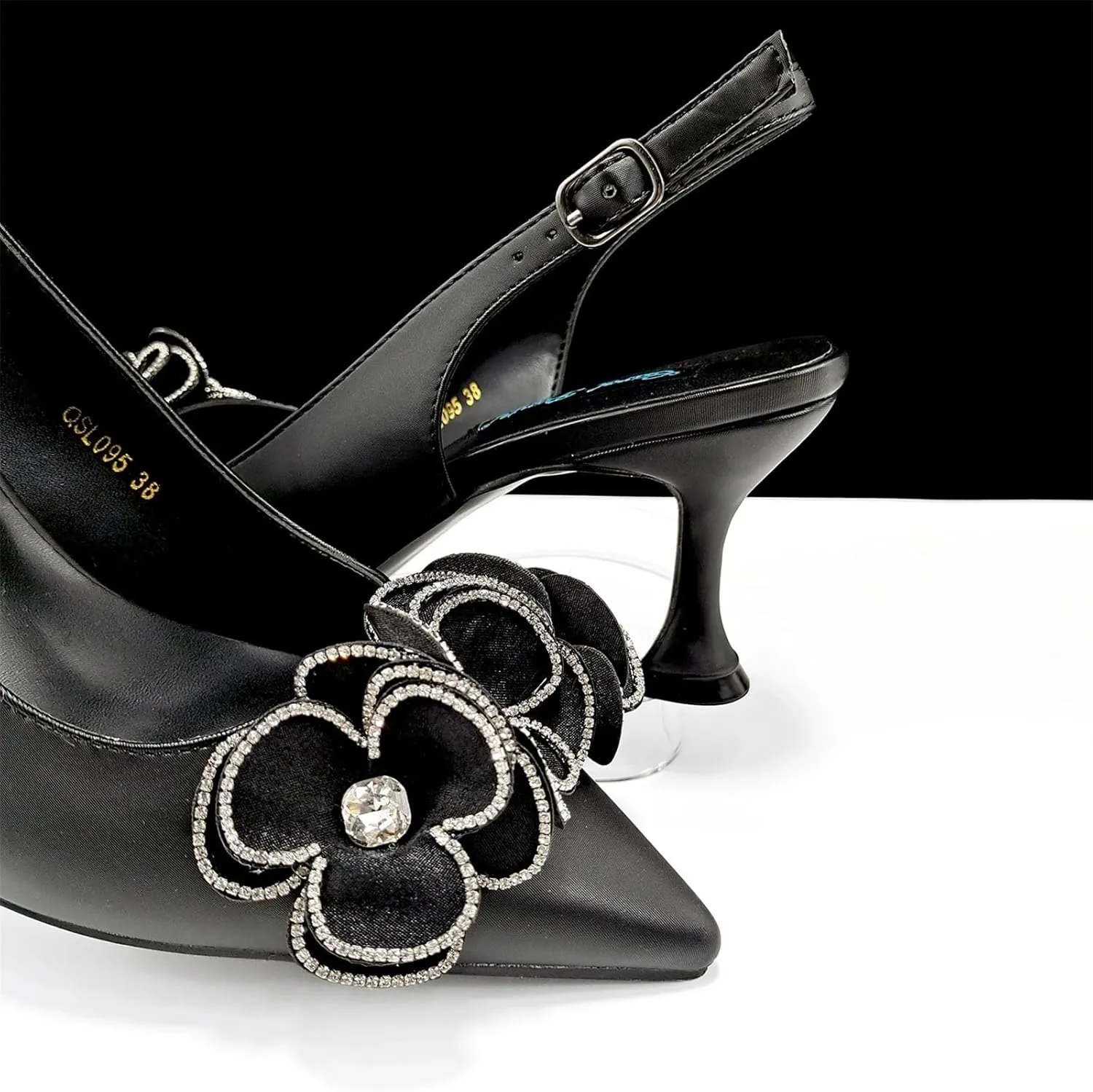 Womens African Themed Wedding Shoes and Matching Purse Set Pointed Toe Comfortable Heels for Bride