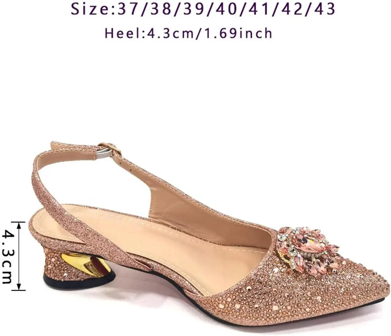 Womens African Themed Wedding Shoes and Matching Shoulder Bag Combo Pointed Toe Comfortable Heels for Bride