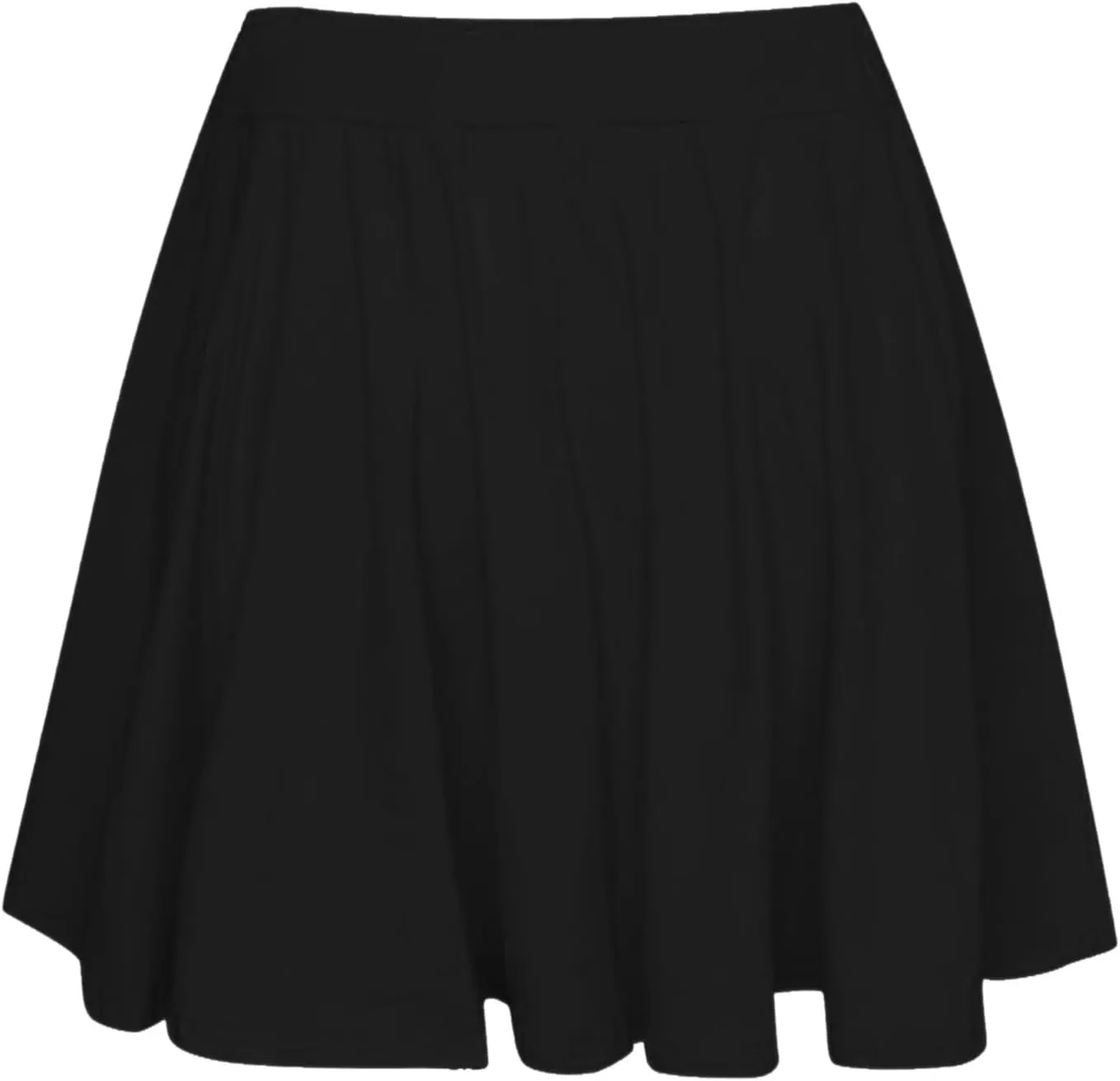 Womens Elastic Waist Mini Skirts Pleated Workout Athletic Golf Skorts Casual Lightweight Fashion Skater Skirts