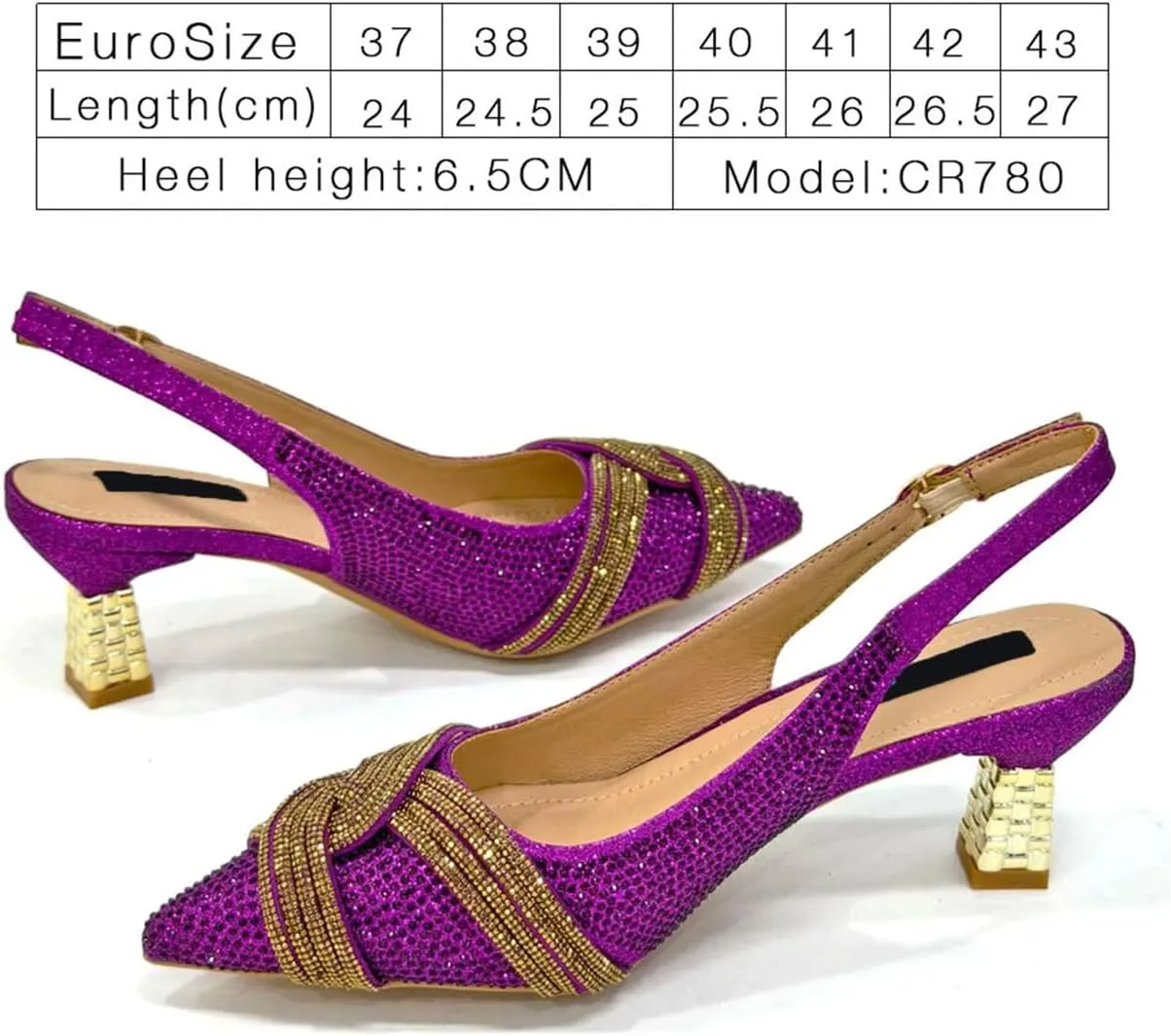 Womens Elegant Crystal Decorated Wedding Shoes and Purse Combo Luxury Heels for Formal Dinners and Receptions
